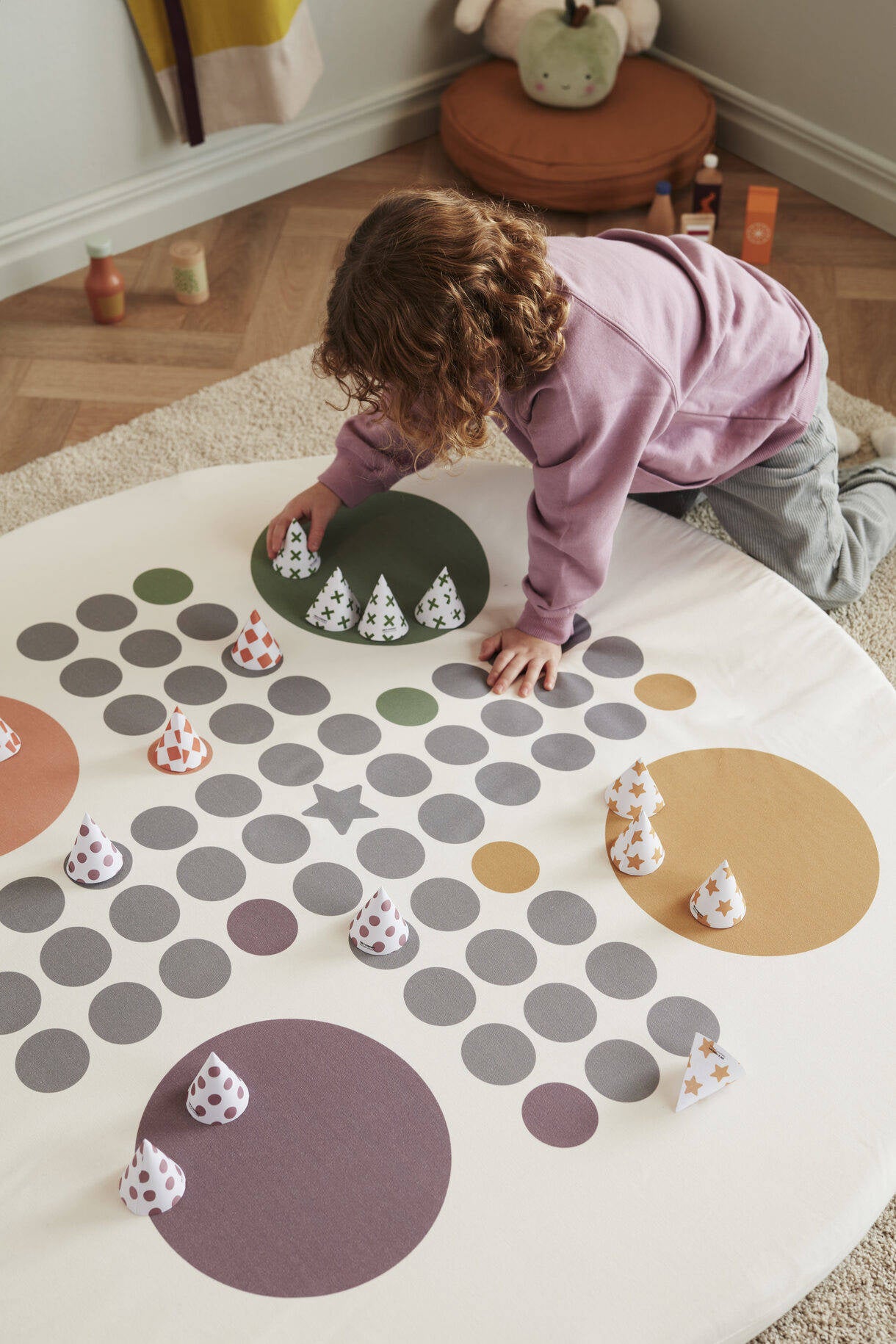 Gra planszowa LUDO + mata podłogowa
