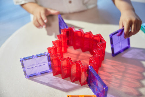 klocki magnetyczne dla dzieci, Cleverclixx, magnetyczne klocki konstrukcyjne, zabawki STEAM, klocki edukacyjne 3D, zestaw rozszerzający klocki magnetyczne, klocki magnetyczne od 3 lat