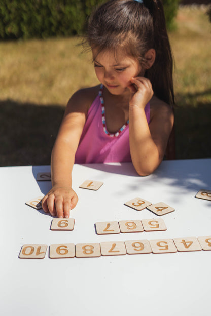 zestaw matematyczny, nauka liczenia, nauka cyfr, pomoc edukacyjna Montessori, drewniane cyfry, zabawka edukacyjna, nauka dodawania, nauka odejmowania, działania matematyczne dla dzieci, zabawka dla przedszkolaka, matematyka dla dzieci, prezent edukacyjny