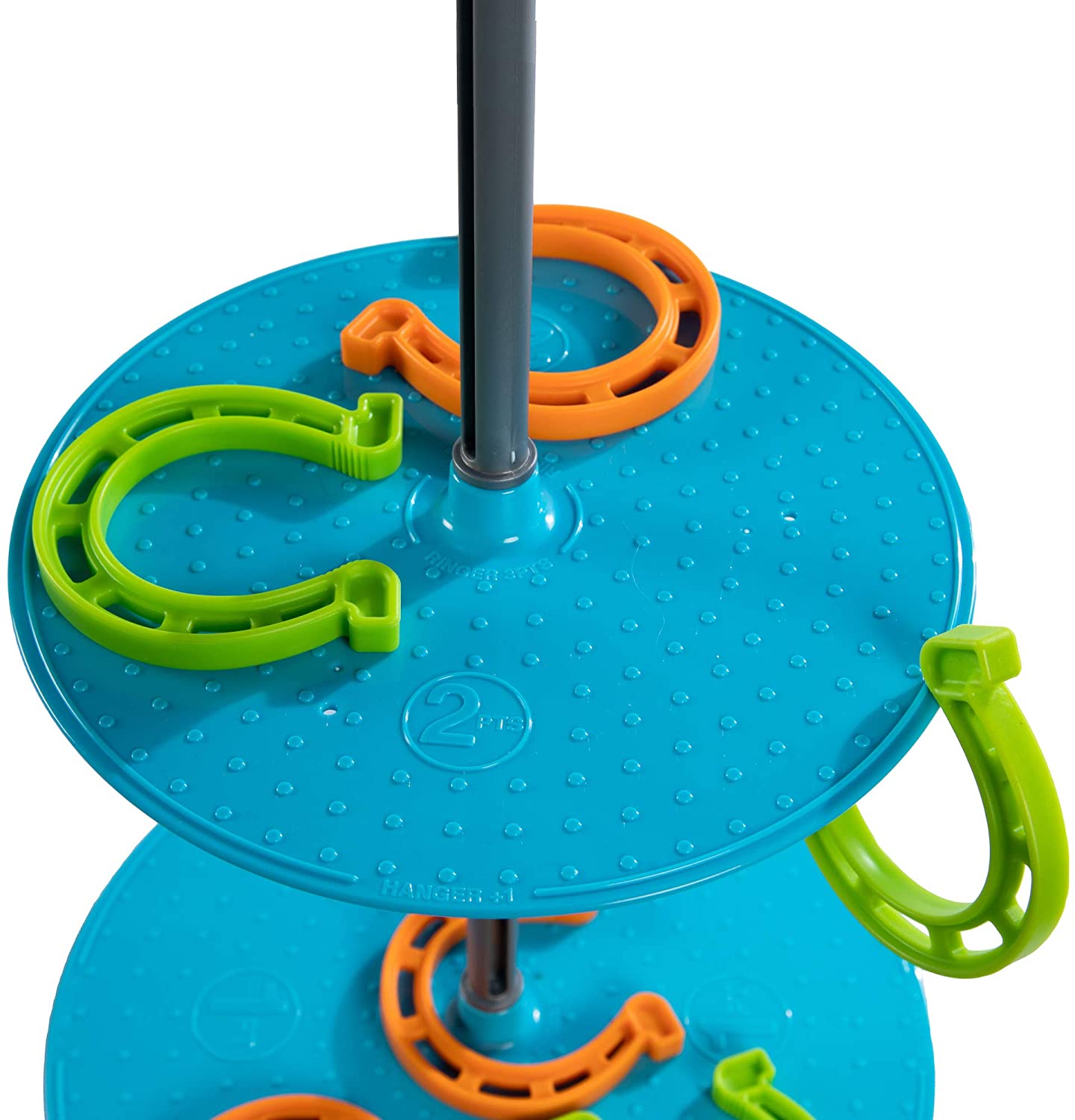 gra zręcznościowa, rzut podkową, Swingin’ Shoes, gra dla dzieci, gra ruchowa, gra domowa, gra rodzinna, gra dla całej rodziny, gra Fat Brain, rozwój koordynacji, zabawa ruchowa w domu, prezent dla dziecka, gra zręcznościowa dla dzieci